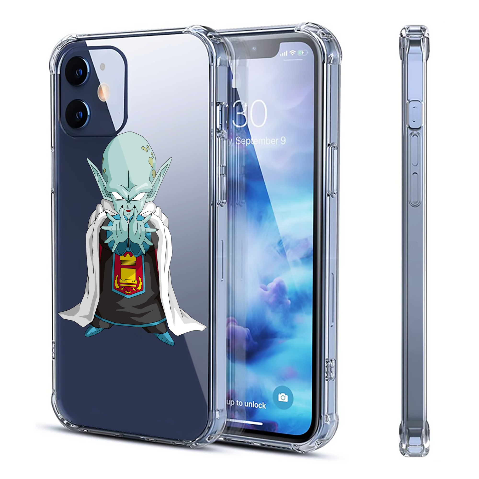 （画像用） ドラゴンボール DRAGON BALL 【iPhone 12シリーズ対応】透明スマホケース（クリアソフトケース）